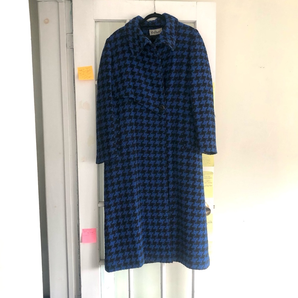 Wool houndstooth coat Raffinati